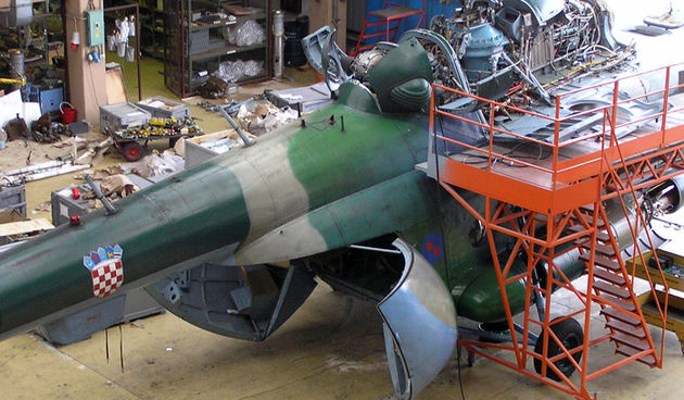 Helikopteri HRZ i PZO idu na remont u ukrajinske gradove Sevastopol i Zaporožje, foto: defender.hr