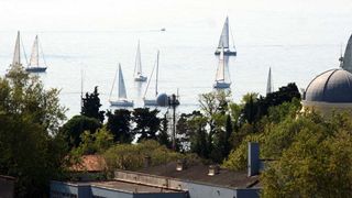 zadar, panorama sa zvonika svete stosije 21.04.07.