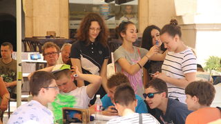 OŠ Zadarski otoci, učenici na Narodnom trgu