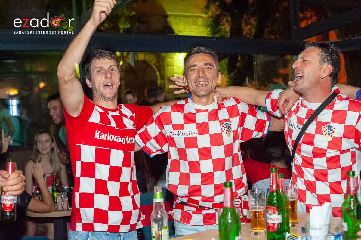 Zadar je gorio: Velika fešta nakon plasmana Vatrenih u finale Svjetskog prvenstva
