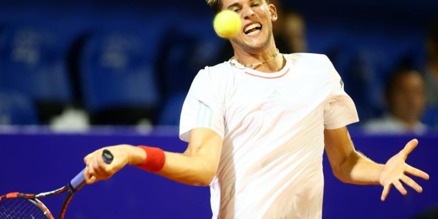 25.07.2015., Umag – 26. atp teniski turnir. Polufinale Dominic Thiem – Gael Monfils. Photo: Slavko Midzor/PIXSELL 25.07.2015., Umag – 26. atp teniski turnir. Polufinale Dominic Thiem – Gael Monfils. Photo: Slavko Midzor/PIXSELL