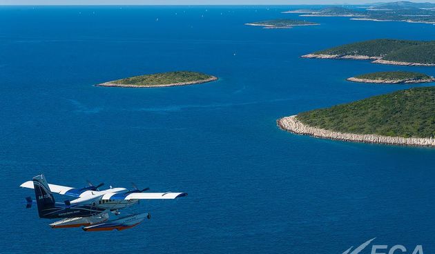 Hidroavioni ECA  povezuju Novalju s Rijekom i Splitom