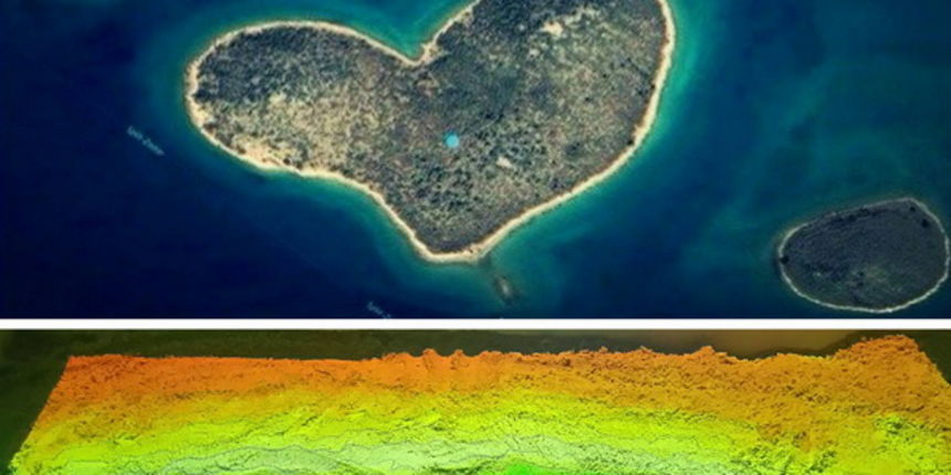 Marko Ožegović izradio 3D reljef otoka ljubavi – Galešnjaka