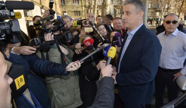 Dolazak clanova na sjednicu Predsjednistva HDZ-a. Tomislav Karamarko. Photo: Marko Lukunic/PIXSELL