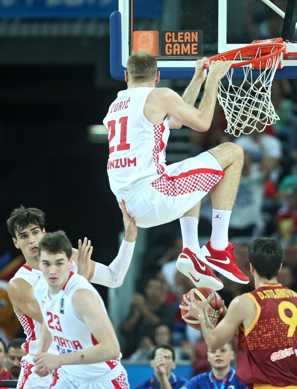 08.09.2015., Arena Zagreb, Zagreb – EuroBasket 2015., skupina C, 03. kolo, Hrvatska – Makedonija. Foto: PIXSELL 08.09.2015., Arena Zagreb, Zagreb – EuroBasket 2015., skupina C, 03. kolo, Hrvatska – Makedonija. Foto: PIXSELL