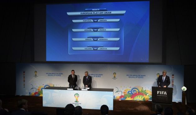 Ždrijeb dodatnih kvalifikacija za SP 2014.  foto: fifa.com