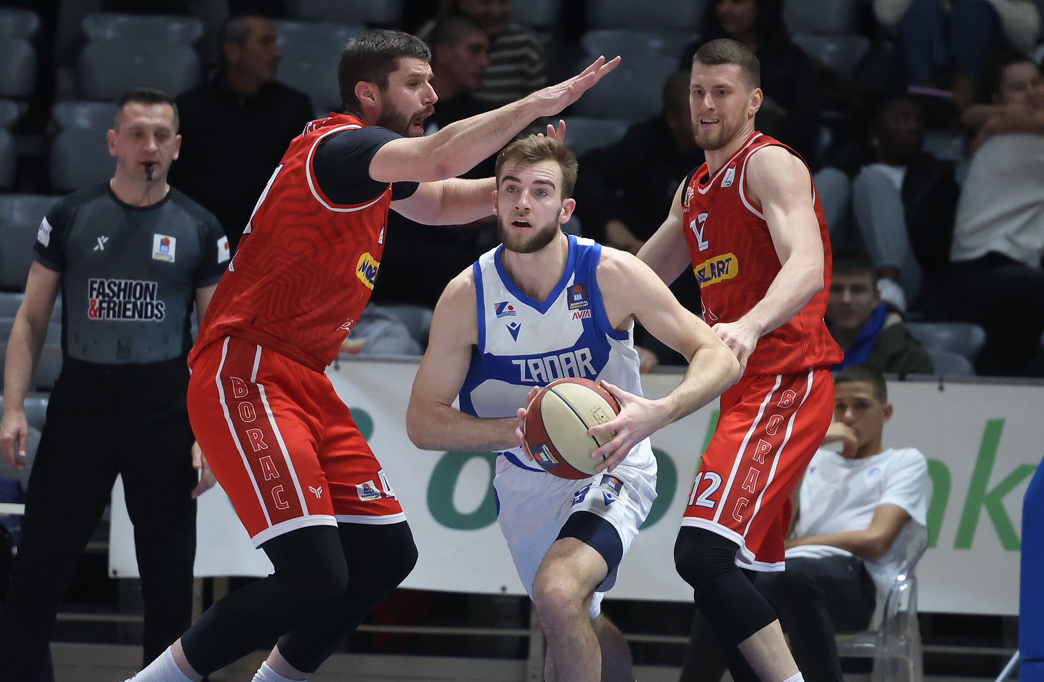 AdmiralBet ABA liga, 12. kolo: KK Zadar – Borac Mozzart 89-67