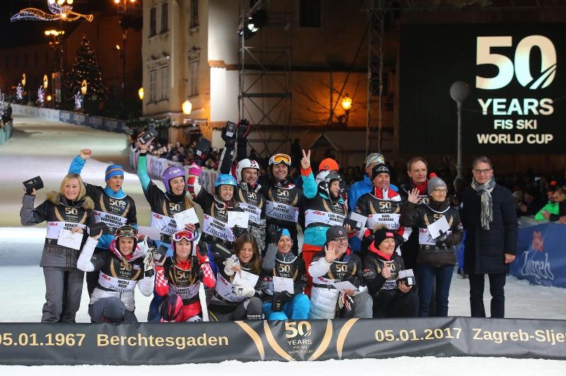 Utrka skijaških legendi u povodu 50. obljetnice FIS Svjetskog kupa