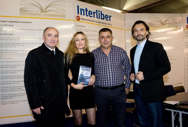 12.11.2014., Zagreb – U sklopu Interlibera odrzana je promocije knjige pod nazivom Grijesi hrvatske knjizevnice iz dijaspore Marijane Dokoze. Photo: Davor Visnjic/PIXSELL