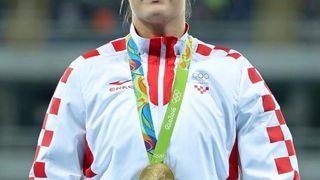 PI Rio de Janeiro, ceremonija dodjele medalja u ženskom disku: zlatnu medalju osvojila je Sandra Perković. Photo: Igor Kralj/PIXSELL PI Rio de Janeiro, ceremonija dodjele medalja u ženskom disku: zlatnu medalju osvojila je Sandra Perković. Photo: Igor Kralj/PIXSELL