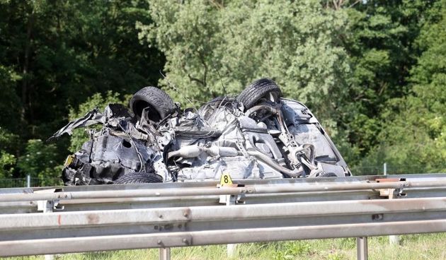 U prometnoj nesreci na autocesti A3 nedaleko Kutine poginule su tri osobe. U sudaru su sudjelovala tri automobila. Photo: Dalibor Urukalovic/PIXSELL