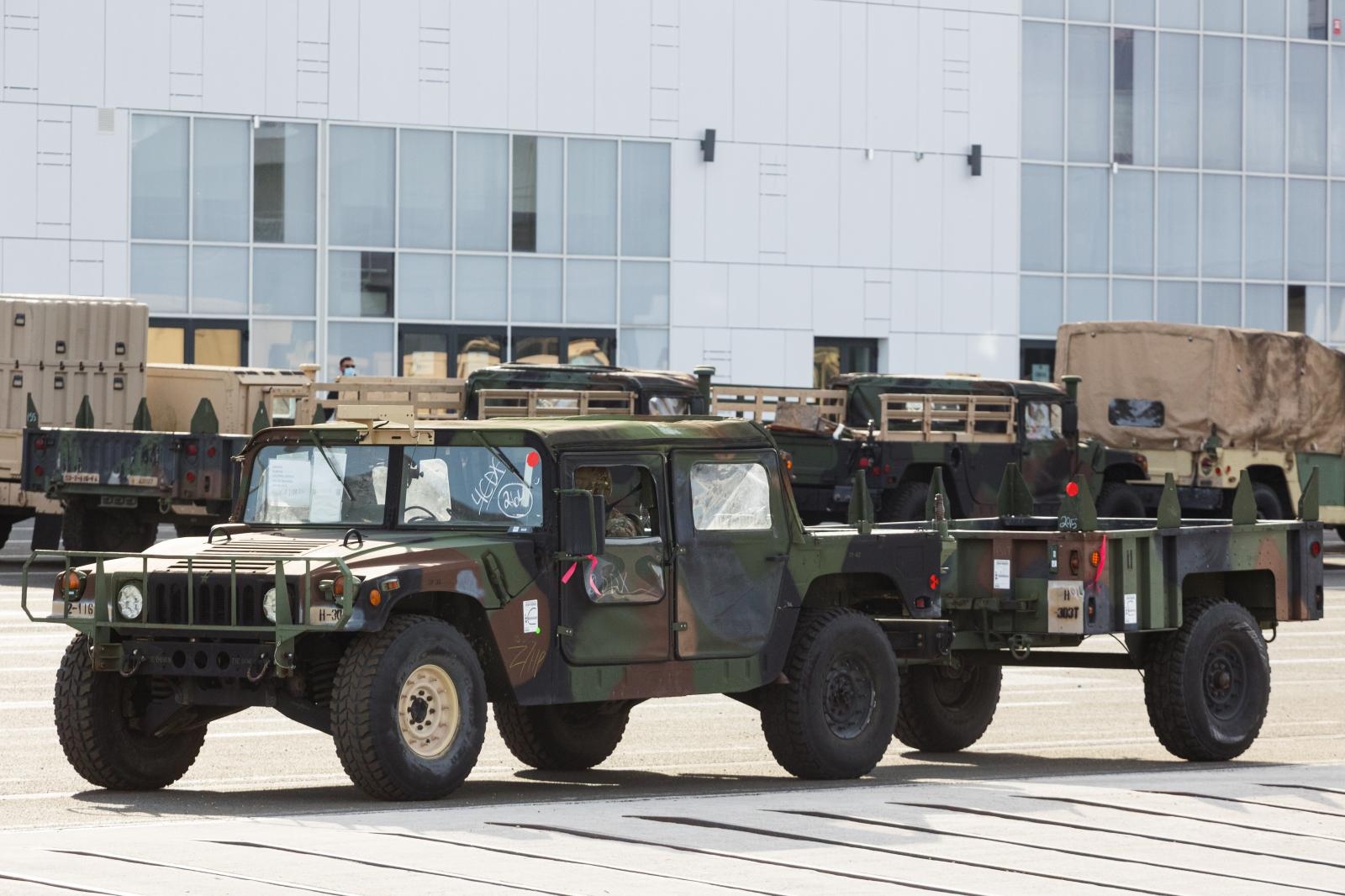 U Gaženicu dopremljena vojna oprema i sredstva za vježbu Immediate Response 21 U Gaženicu dopremljena vojna oprema i sredstva za vježbu Immediate Response 21