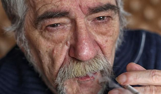 Pero Kvesic, knjizevnik i bloger, snima dokumentarni film o svom umiranju. Photo: Boris Scitar/Vecernji list/PIXSELL