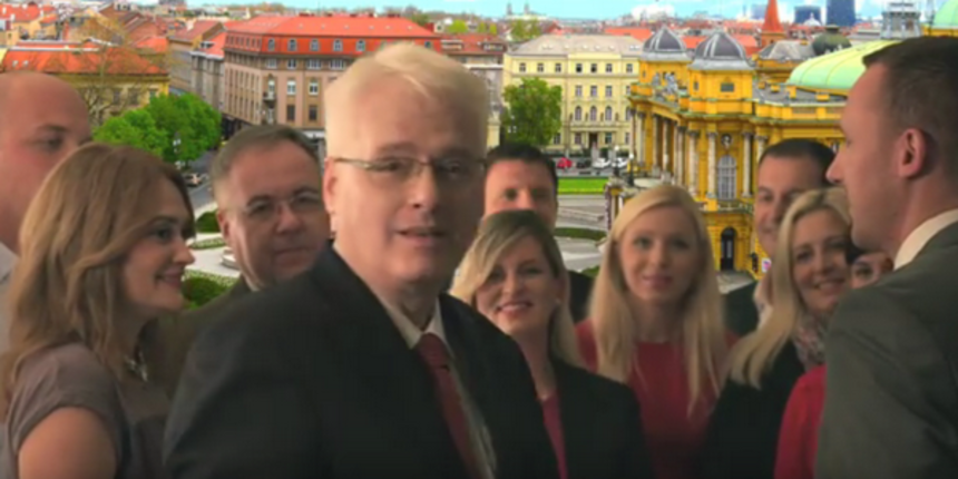Ivo Josipović u spotu Naprijed Hrvatska