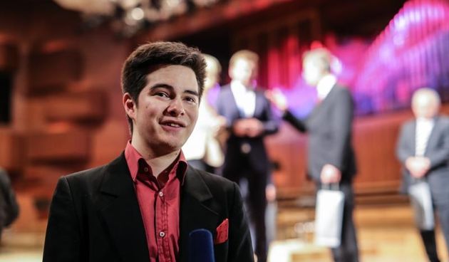 Violinist Luka Ljubas