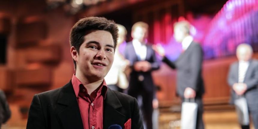 Violinist Luka Ljubas