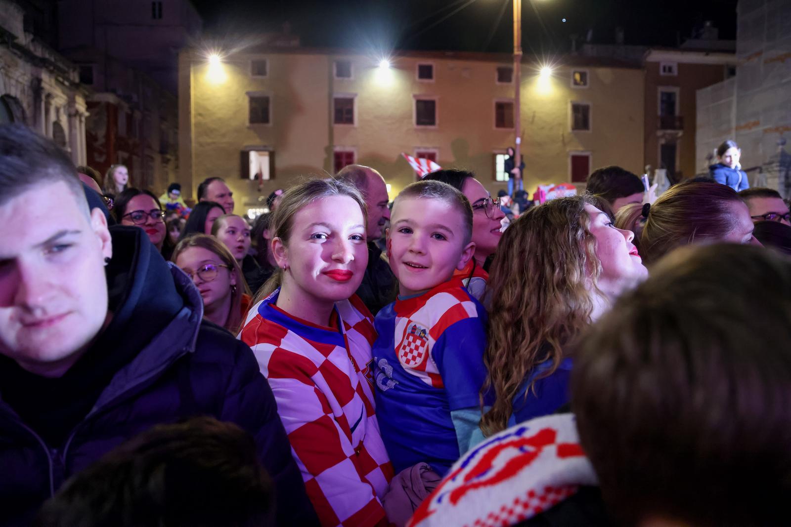 Doček rukometaša u Zadru Doček rukometaša u Zadru