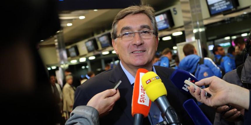 Odlazak GNK Dinama na utakmicu 2. kola skupine B Europske lige protiv Ludogorca u Bugarsku. Trener Branko Ivankovic. Photo: Jurica Galoic/PIXSELL Odlazak GNK Dinama na utakmicu 2. kola skupine B Europske lige protiv Ludogorca u Bugarsku. Trener Branko Ivankovic. Photo: Jurica Galoic/PIXSELL