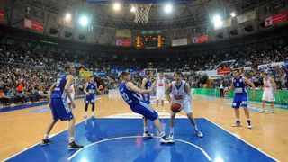 KC Drazen Petrovic, Zagreb – A1 Liga za prvaka, prva utakmica finala doigravanja. KK Cibona – KK Zadar. Photo: Danijel Kasap/PIXSELL KC Drazen Petrovic, Zagreb – A1 Liga za prvaka, prva utakmica finala doigravanja. KK Cibona – KK Zadar. Photo: Danijel Kasap/PIXSELL