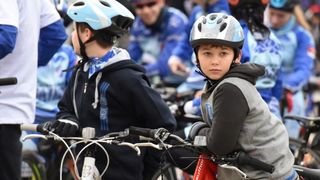 Branimirova obala: Start tradicionalne Božićne biciklijade Zadar-Vir. Foto: Dino Stanin/PIXSELL