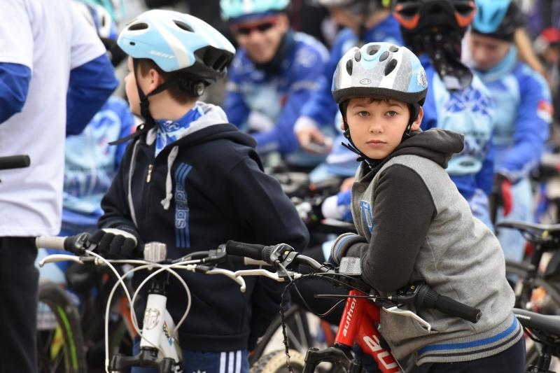 Branimirova obala: Start tradicionalne Božićne biciklijade Zadar-Vir. Foto: Dino Stanin/PIXSELL