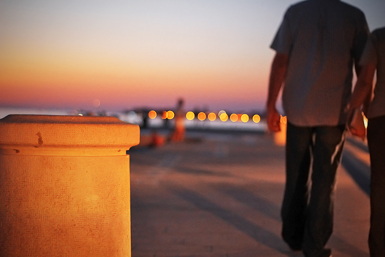 Suton na zadarskoj rivi 15. rujna 2011. (foto:Saša Čuka)