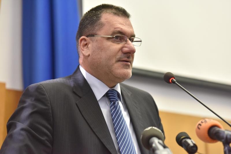 Zadar – Sjednica Gradskog vijeca Grada Zadra. Gradonacelnik Bozidar Kalmeta i zamjenik Zvonimir Vrancic. Reno Sinovcic. Joso Nekic. Danijel Kasap.Photo: Dino Stanin/PIXSELL