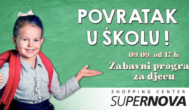 Povratak u školu lakši je uz Supernova centar Zadar