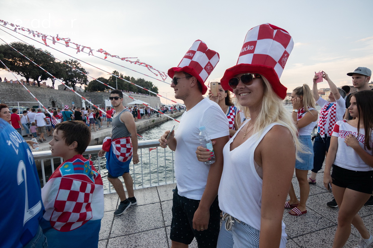 Veličanstven doček četvorice zadarskih Vatrenih