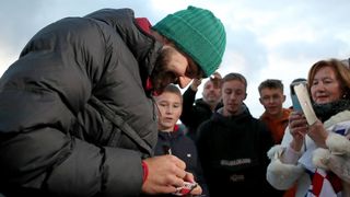 Veličanstveni doček brončanog Joška Gvardiola @ Novigrad Veličanstveni doček brončanog Joška Gvardiola @ Novigrad