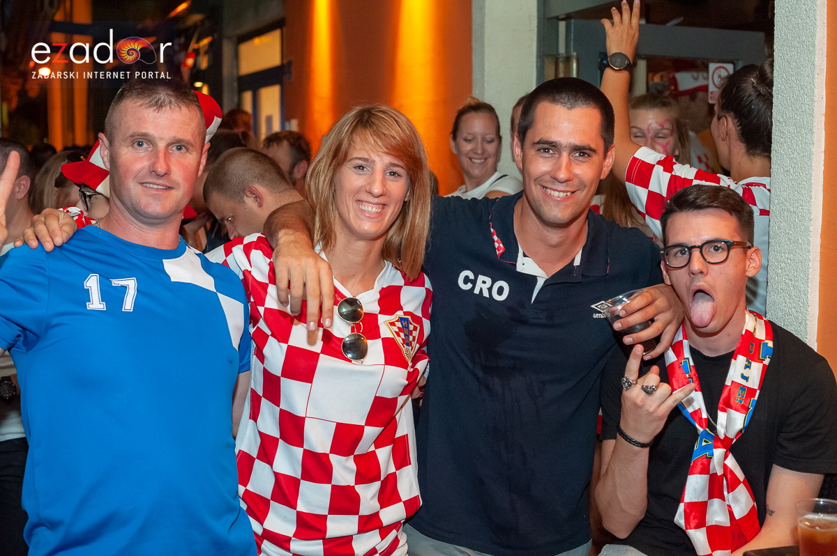 Zadar je gorio: Velika fešta nakon plasmana Vatrenih u finale Svjetskog prvenstva
