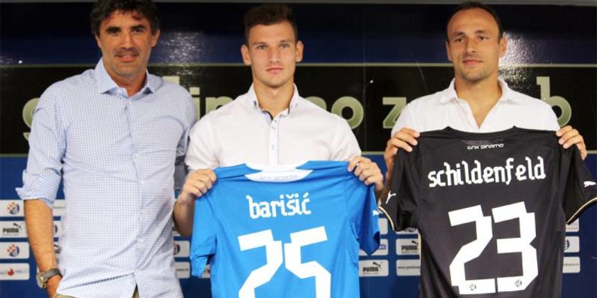 Gordon Schildenfeld i Borna Barišić, foto: gnkdinamo.hr Gordon Schildenfeld i Borna Barišić, foto: gnkdinamo.hr