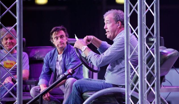 Zagreb – U Areni odrzan veliki automobilisticki spektakl Top Gear Live, koji se temelji na kultnoj BBC-jevoj seriji voditelja Jeremyja Clarksona. Jeremy Clarkson, Richard Hammond, James May. Photo: Goran Jakus/PIXSELL