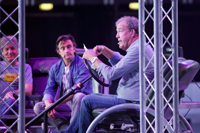 Zagreb – U Areni odrzan veliki automobilisticki spektakl Top Gear Live, koji se temelji na kultnoj BBC-jevoj seriji voditelja Jeremyja Clarksona. Jeremy Clarkson, Richard Hammond, James May. Photo: Goran Jakus/PIXSELL