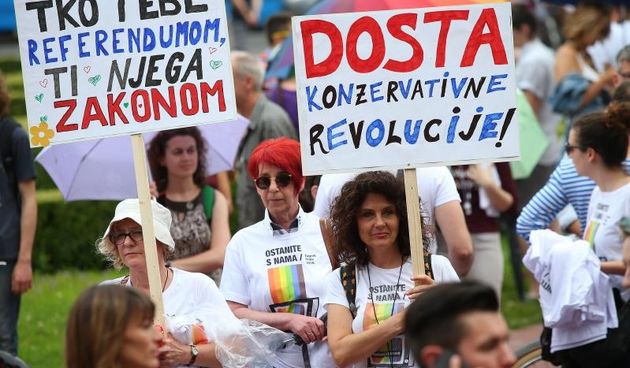 Održan je XV Zagreb Pride pod motom Još Hrvatska ni propala. Photo: PIXSELL