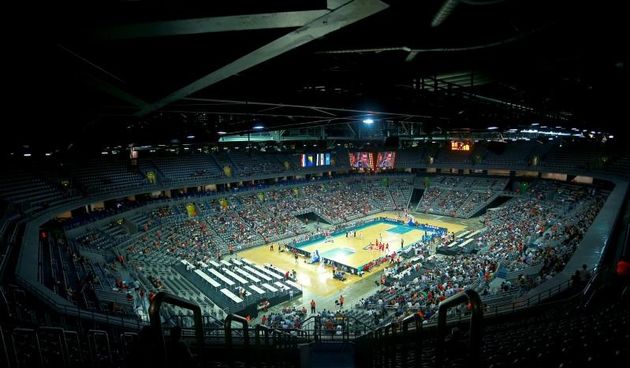 Arena Zagreb, Zagreb – Pripremni turnir za EuroBasket 2015., Hrvatska – Izrael. Photo: Igor Kralj i Marko Lukunic/PIXSELL