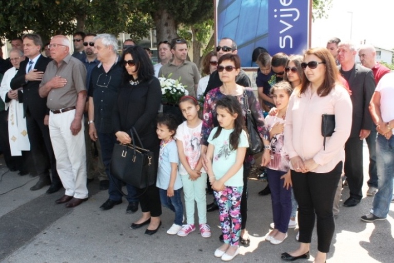 Jedan od heroja obrane Zadra u Domovinskom ratu, hrvatski branitelj, Ante Rudan dobio je danas svoju ulicu na Bilom brigu u MO Plovanija, foto: Grad Zadar