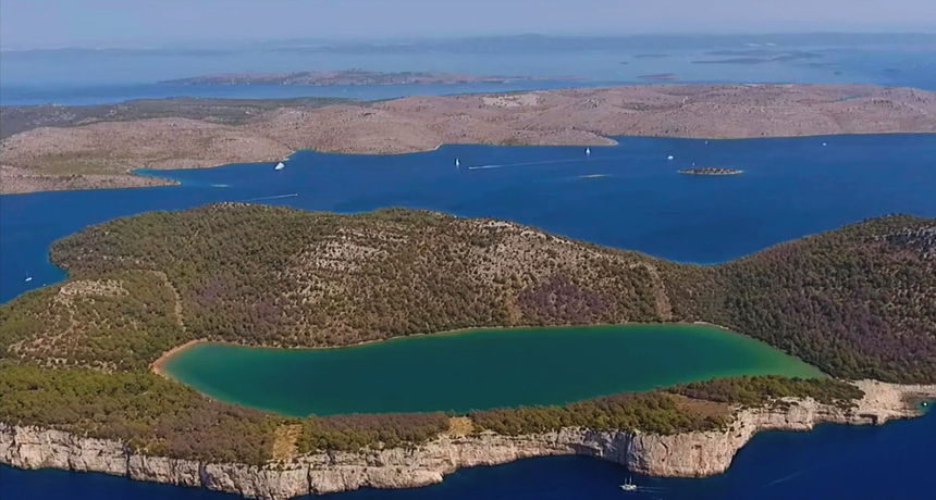 Dugi otok, Telašćica, Jezero Mir