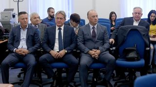 Na Zupanijskom sudu nastavljeno je sudjenje Ivi Sanaderu i drugima u aferi Fimi medije. Božidar Kalmeta Na Zupanijskom sudu nastavljeno je sudjenje Ivi Sanaderu i drugima u aferi Fimi medije. Božidar Kalmeta