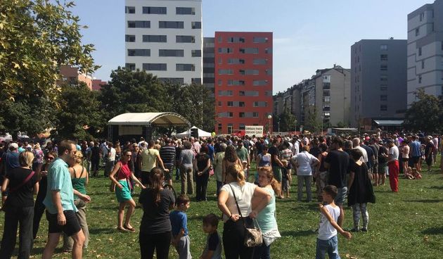 U Zagrebu započeo prosvjed “Obrani park, obrani grad!”, foto-24sata