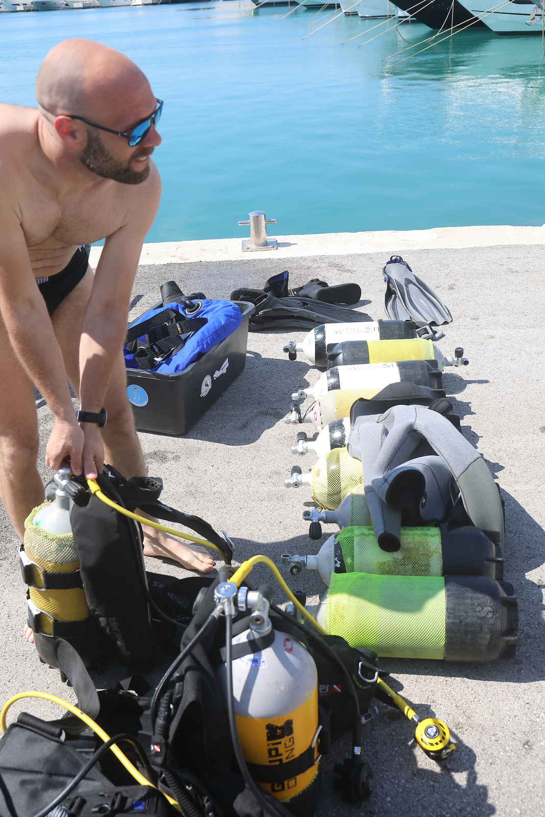 Ekološka akcija čišćenja podmorja u D-Marin Dalmacija