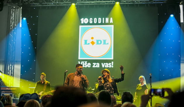 Više od 1500 Lidlovaca proslavilo svoj dan na Jarunu uz Severinu i Parni Valjak