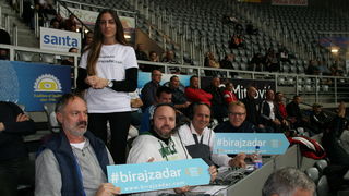 Košarkaši i navijači KK Zadar podržali akciju #birajzadar Košarkaši i navijači KK Zadar podržali akciju #birajzadar