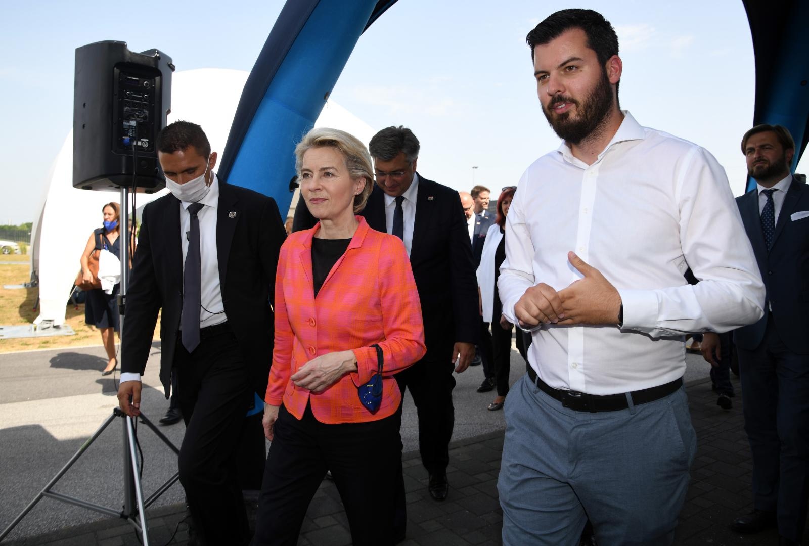 Ursula von der Leyen, Andrej Plenković u posjetu Rimac automobili Ursula von der Leyen, Andrej Plenković u posjetu Rimac automobili