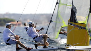 Zadar, 050909.
Europsko prvenstvo u jedrenju za klasu 49 er 2009 u Zadru.
Valovi, bura i sunce. Savreseno vrijeme za jedrenje i odrzavanje prvog plova sestog dana i 17 – og ujedno i zadnjeg plova u zlatnoj skupini Europskog prvenstva u jedrenju za kalsu 4