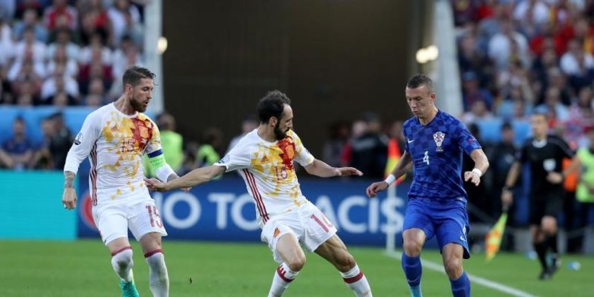Bordeaux, Francuska – UEFA EURO 2016., 3. kolo, skupina D, Hrvatska – Španjolska. Photo: PIXSELL