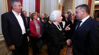 , Zagreb – U Dvercu je odrzana dodjela povelje pocasnog gradjanina Zagreba generalu Anti Gotovini. Photo: Anto Magzan/PIXSELL , Zagreb – U Dvercu je odrzana dodjela povelje pocasnog gradjanina Zagreba generalu Anti Gotovini. Photo: Anto Magzan/PIXSELL