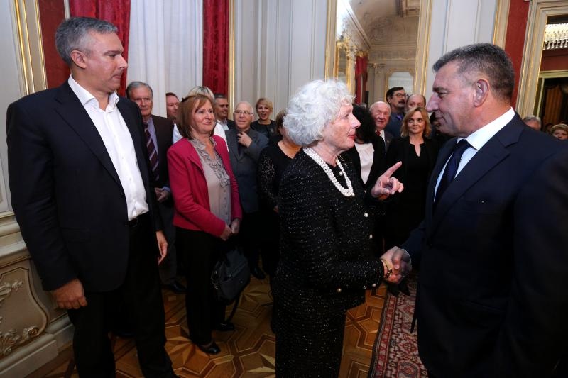 , Zagreb – U Dvercu je odrzana dodjela povelje pocasnog gradjanina Zagreba generalu Anti Gotovini. Photo: Anto Magzan/PIXSELL , Zagreb – U Dvercu je odrzana dodjela povelje pocasnog gradjanina Zagreba generalu Anti Gotovini. Photo: Anto Magzan/PIXSELL