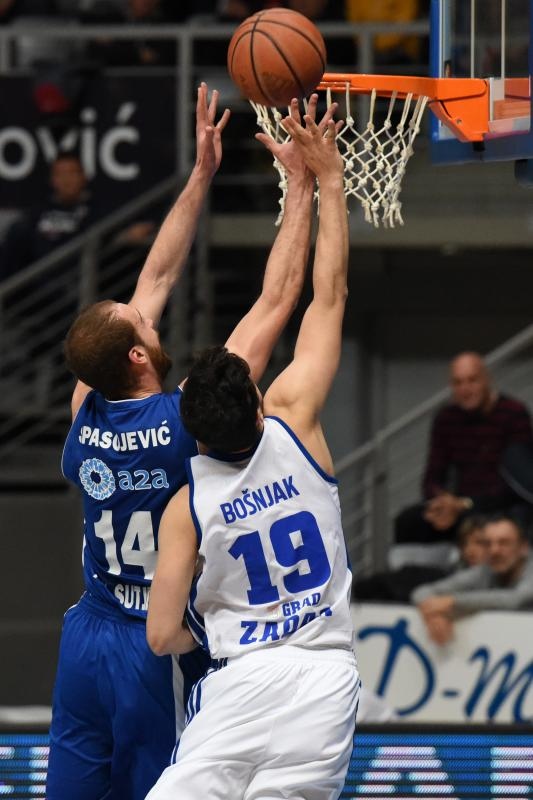 ABA liga, 26 kolo: KK Zadar – KK Sutjeska 85-83. Foto: Dino Stanin/PIXSELL