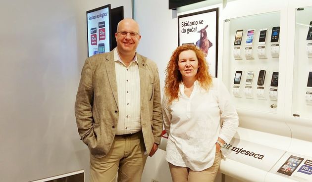 Johan Bergström i Vedrana Hercigonja Majetić u Zadru predstavili poboljšanja u mreži Tele2, Foto: Mladen Malik